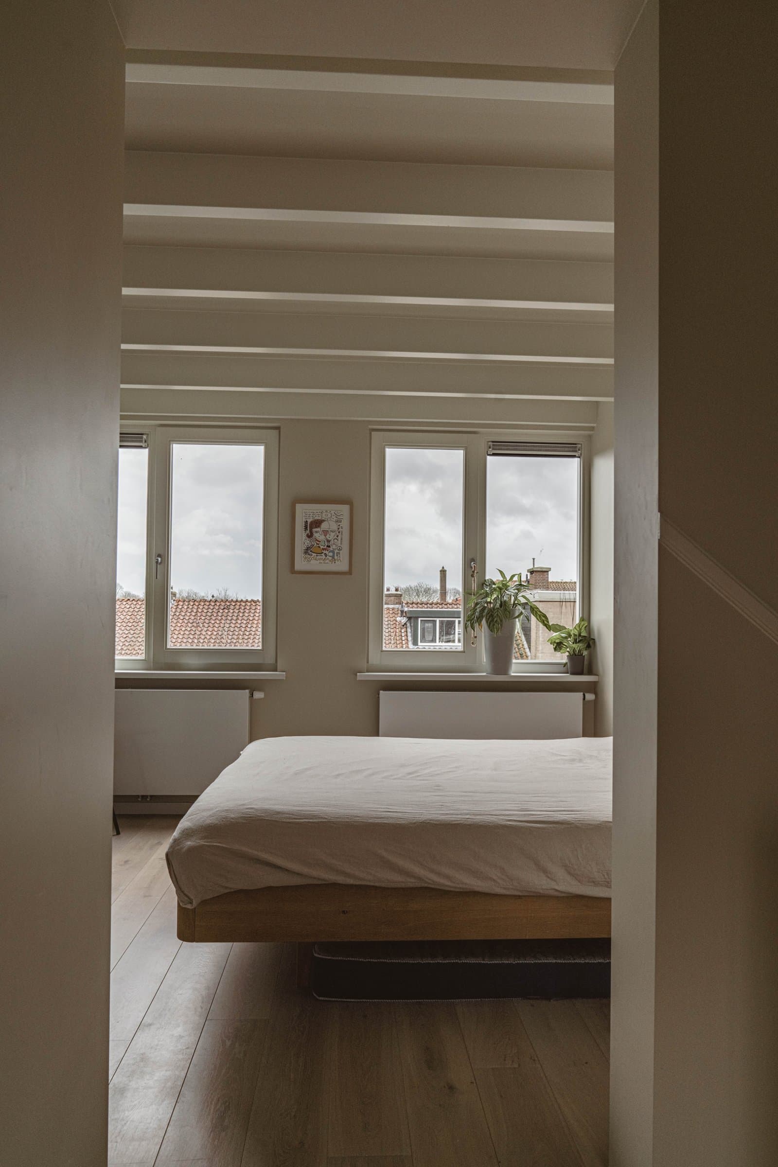 Slaapkamer na de renovatie, Amsterdam